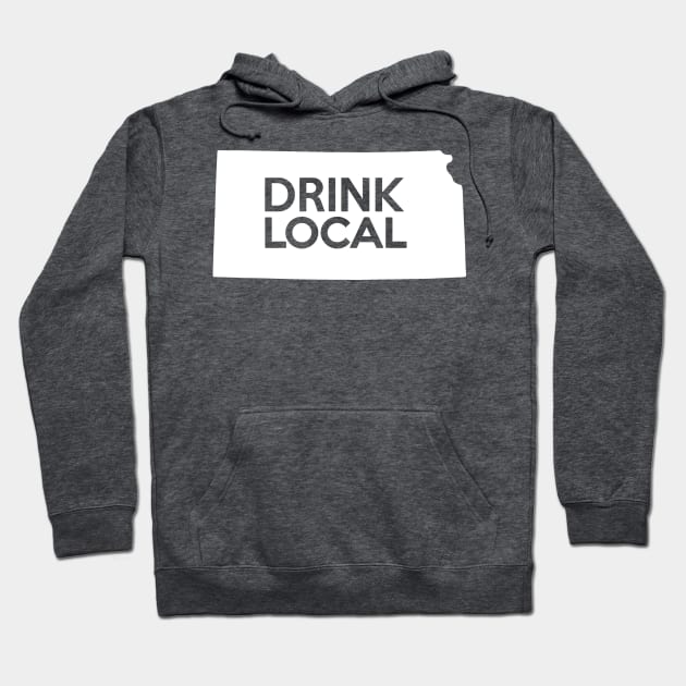 Kansas Drink Local KS Hoodie by mindofstate